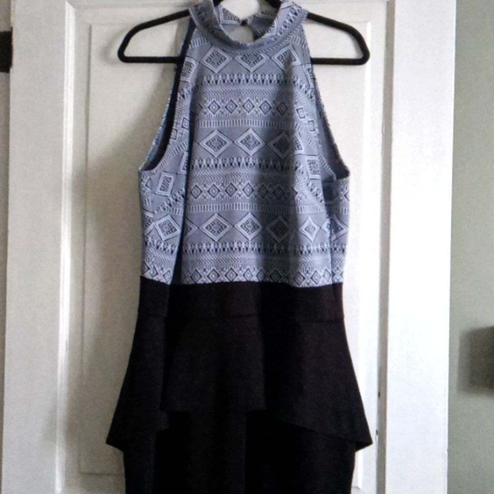 Ashley stewart peplum dress 2x